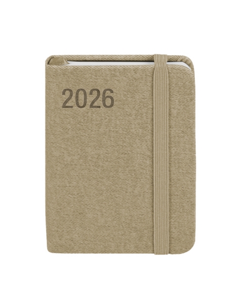 Kalendarz książkowy A7 TDW Awangarda beżowy Antra